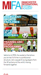 Mobile Screenshot of manchesterinternationalfootballacademy.com